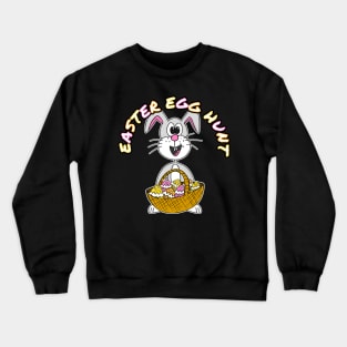 Easter Egg Hunt Bunny Eggs Crewneck Sweatshirt